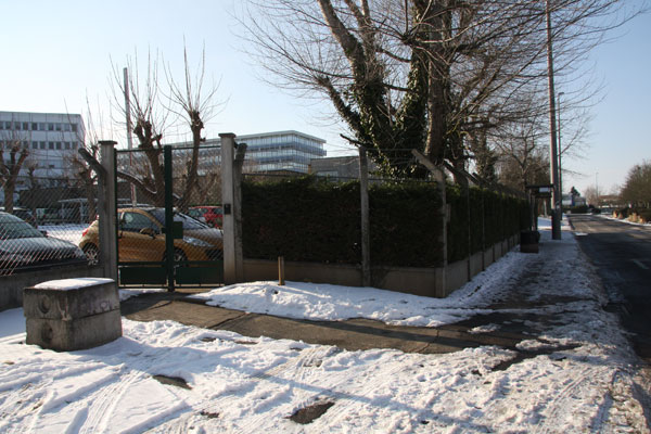 entrée vue du bus