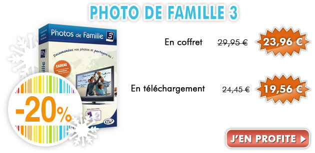 Jusqu'à -30% sur Photos de Famille 3