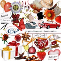 Embellissements du kit digital
