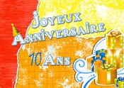 Carte d'anniversaire