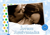 Carte d'anniversaire pour souhaiter un joyeux anniversaire
