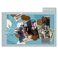 Mini-album 'Carnet de voyage' - page 7
