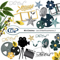 Embellissements du kit de scrapbooking