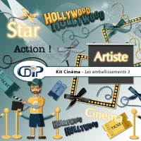 Embellissements du kit digital