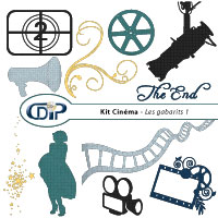 Gabarits du kit de scrapbooking