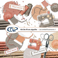 Embellissements du kit digital