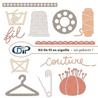 Gabarits du kit de scrapbooking
