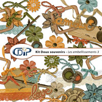 Embellissements du kit digital