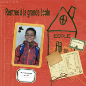 Antoine à l'école