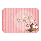 Mini-album 'Mes desserts' - page 2