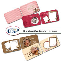 Mini-album - Présentation des pages rapides