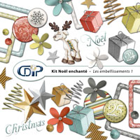 Embellissements du kit digital