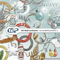 Embellissements du kit digital