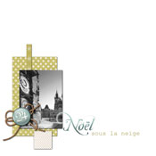 noël sous la neige