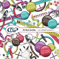 Embellissements du kit digital
