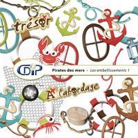 Embellissements du kit digital