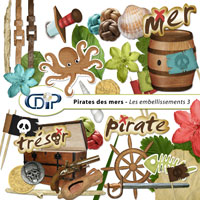 Embellissements du kit digital