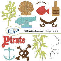 Gabarits du kit de scrapbooking