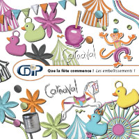 Embellissements du kit digital