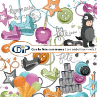 Embellissements du kit digital