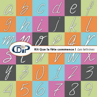 Lettrines du kit