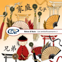 Embellissements du kit digital
