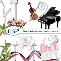Embellissements du kit digital