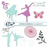 Gabarits du kit de scrapbooking
