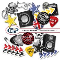 Embellissements du kit digital