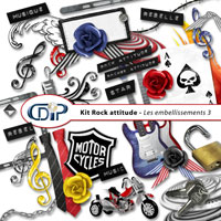 Embellissements du kit digital