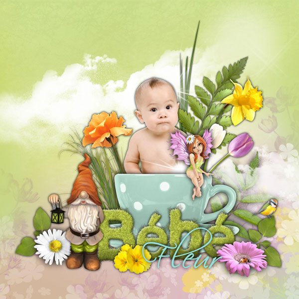 Bébé fleur