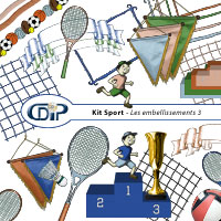 Embellissements du kit digital