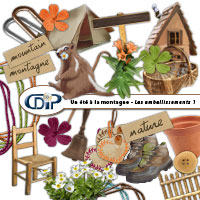 Embellissements du kit digital