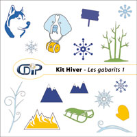 Gabarits du kit de scrapbooking