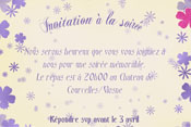 Carton d'invitation